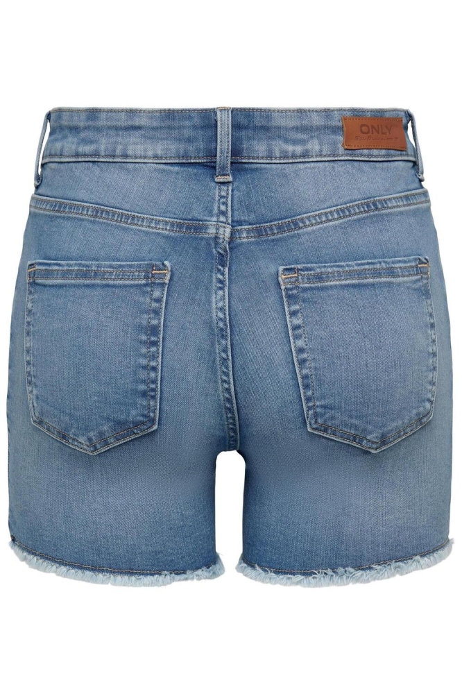 ONLBLUSH MID SK RAW SHORTS NOOS 15196303 LIGHT BLUE DEMIN